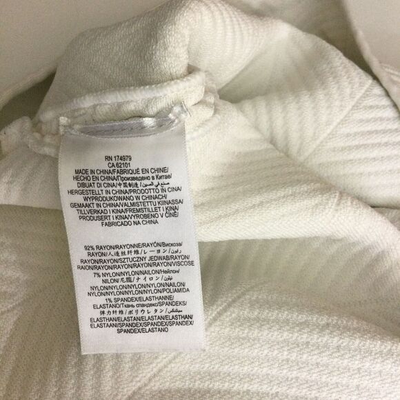 Herve Lege Contour Strappy Bodycon Mini Dress Alabastor RTR Size XL - Picture 6 of 9